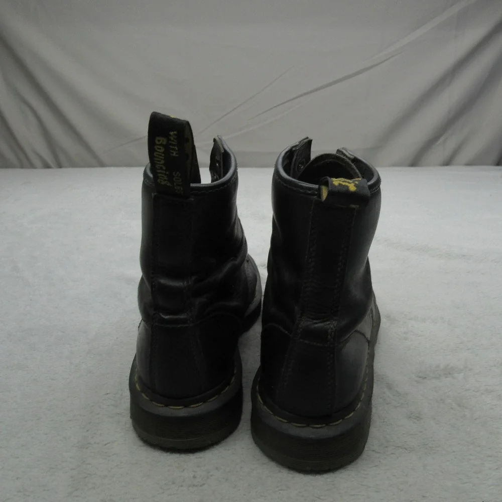 Dr Martens 1460 Unisex 11W 10M Safety Boots Blck Leather Slip Resistant Soft Toe